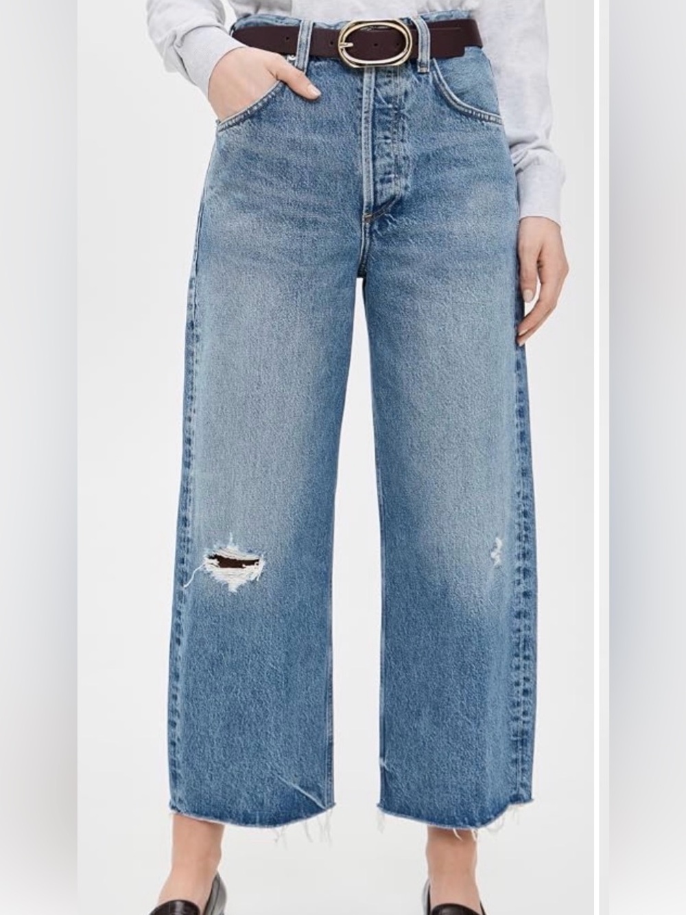 Citizens of Humanity Ayla Crop in Solano, size 24